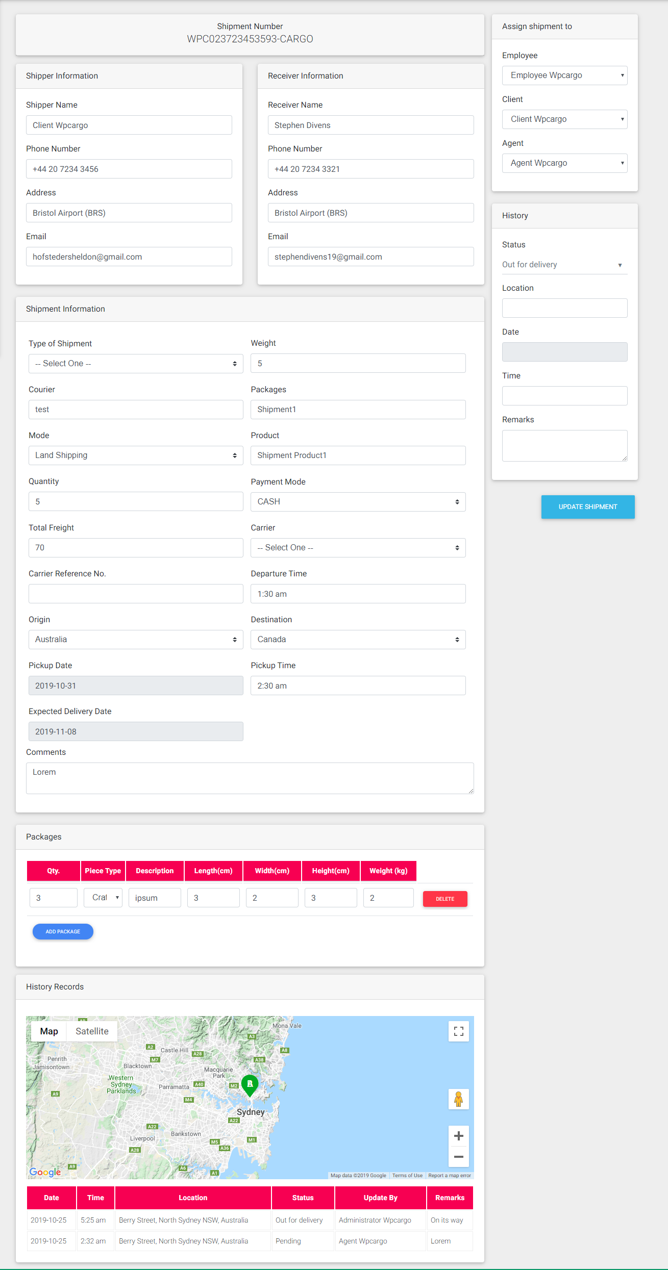 update-shipment-form